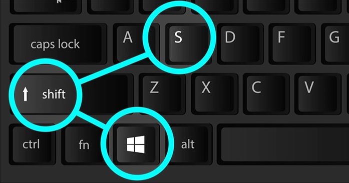 Chụp màn hình bằng tổ hợp Windows + Shift + S